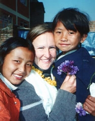 Elizabeth in Kathmandu